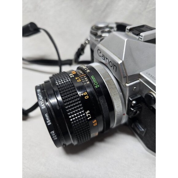 Canon AE-1 35mm Film Camera Canon 50mm Lens- NOT TESTED - Picture 9 of 16